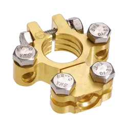 Projecta Forged Brass Saddle With Dual Auxiliary - Negative Terminal (Bag Of 10)