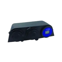 Baintech Surface Mount Triple (Volt Meter + 2 x Ciga Sockets)