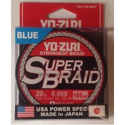 Yo-Zuri Super Braid 150yd - 20lb Blue
