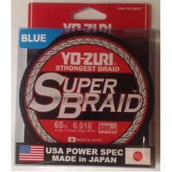 Yo-Zuri Super Braid 300yd - 65lb Blue