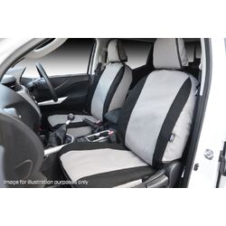 Complete Front & Second Row Set Msa Premium Canvas Seat Covers To Suit Colorado 7 Rg7 / Lt / Ltz 12/13 To 08/16