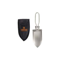 Wildtrak Folding Camp Spade Stainless Steel 12 X 6Cm With Pouch