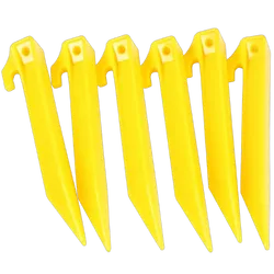 Wildtrak Tent Pegs Plastic 180Mm 6Pk Ac Cc0023