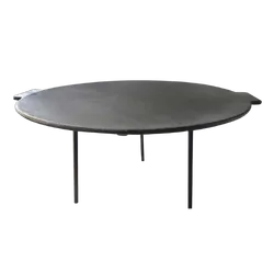 Wildtrak Cast Iron Camp Fire Grill Pan 6Kg 45Cm