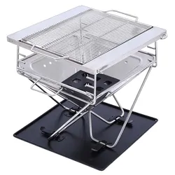 Wildtrak Frontier 450 Stainless Steel Fold Bbq 31 X 31 X 22Cm