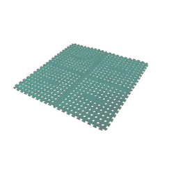 Wildtrak Foam Floor Mats 4Pk Green 600 X 600Mm Cc3004
