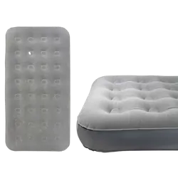 Wildtrak Twin Coil Beam Flocked Airbed 188 X 99 X 23Cm King Single