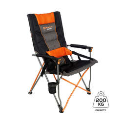 Wildtrak Yamba Solid Arm Lumbar Chair 200Kg Wr 64X69X109Cm