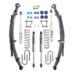 Fox 4x4 Lift Kit Tour Pack, 2 INCH Lift, to suit Toyota Landcruiser 79 Series 2012 on