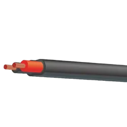 Red/Black 2mm Twin Core 100M Twin Sheath (Spooled Length)