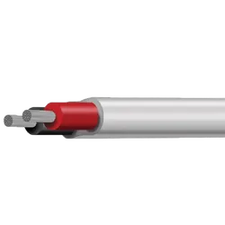 2mm Twin Sheath Marine White Sheath (Sold Per Metre)