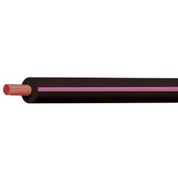 Black/Pink 3mm Trace Single Core 100M (Spooled Length)
