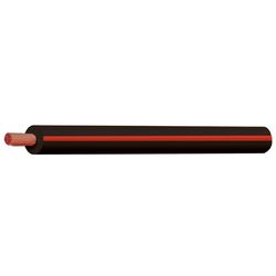 Black/Red 3mm Trace Single Core 100M (Spooled Length)