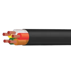 3mm 5 Core Trailer Cable 30M Black Sheath (Spooled Length)