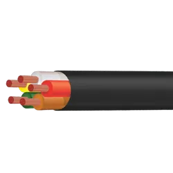 3mm 5 Core Trailer Cable 100M Black Sheath (Spooled Length)