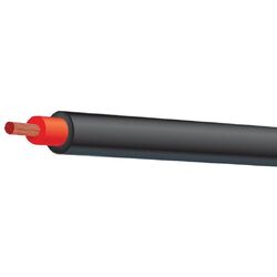 Red 3mm Single Core (Gas) 30M Double Insulated Black Sheath (Spooled Length)