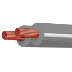 Gry/White 3mm Figure 8 Twin Core 100M (Spooled Length)