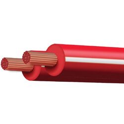 Red/White 3mm Figure 8 500M Twin Core (Spooled Length)