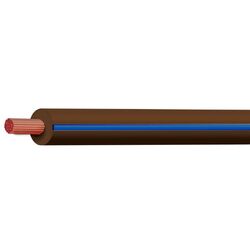Brown/Blue 4mm Trace Single Core 30M (Spooled Length)