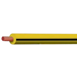 Yellow/Black 4mm Trace Single Core 30M (Spooled Length)