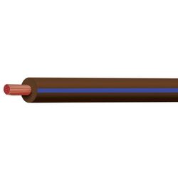 Brown/Blue 4mm Single Core 100M (Spooled Length)