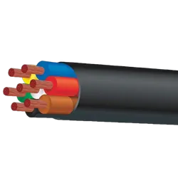 4mm 7 Core Trailer Cable 30M Black Sheath (Spooled Length)