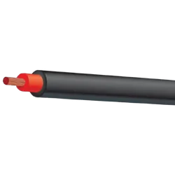 Red 4mm Single Core Gas 100M Double Insulated Black Sheath (Spooled Length)