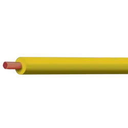 Yellow 6mm Single Core 100M (Spooled Length)