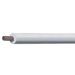 White Fvt Cable 2.5mm 100Mcable 30 (Spooled Length)