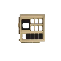 Lightforce Replacement Switch Fascia To Suit Toyota Landcruiser 200 Series - Flaxen