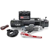 Warn 12V 9,500lb Recovery Winch with 24m Synth. Rope w/ Wireless Remote