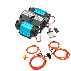 ARB Twin High Output Air Compressor & Tuff Terrain Multi Tyre Deflator/Inflator Kit (4 Valve)