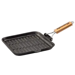 Charmate 24cm Square Frying Pan with Folding Handle