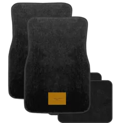 R.M. Williams Carpet Floor Mats Set 4 Blk RMWILLIAMS
