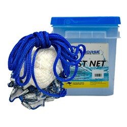Seahorse 7ft Bottom Pocket - Mono Cast Net With 3/4" Mesh Economical Weights