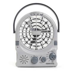 Companion Rechargeable Fan with Radio