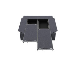 4WD Interiors Dual Roller Floor Drawers Silverado 2500 Max Internal Tray Length 1900Mm 6'4'' 01/2020-Current