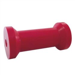 6" Inch Cotton Reel Roller Red Urethane