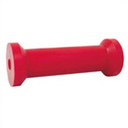 8" Inch Cotton Reel Roller Red Urethane