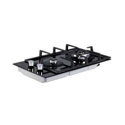 Devanti 2 Burner Gas Cooktop Black (300 X 520mm)