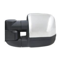 Clearview Towing Mirrors [Compact, Pair, Heat, Power-Fold, BSM, Multi-Signal, Electric, Chrome] - Mazda BT-50 TF Series Jul 2020 on
