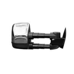 Clearview Towing Mirrors [Next Gen, Pair, Manual, Chrome] For Nissan Pathfinder 2004 to 2013