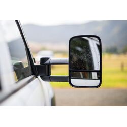Classic Towing Mirrors, Electric, Black to suit Mazda BT-50 UP/UR Series Oct 2011 - Jun 2020