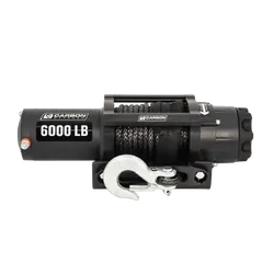 Carbon Offroad Tank 6000lb ATV UTV Small 4x4 Winch Kit IP66 12V