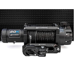 Carbon Offroad Scout Pro - 20000lb Extreme Duty Truck Winch 24V with Mega Pro Winch Hook