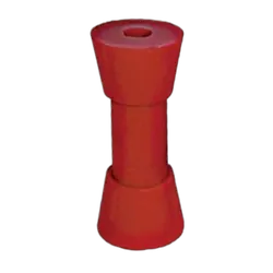 8 Inch Dog Bone Roller Red Urethane