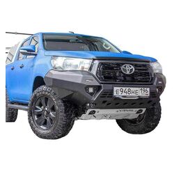 Rival Bulllbar For Toyota Hilux 06/2018 -04/2020 4x4 Offroad Bumper Matte Black