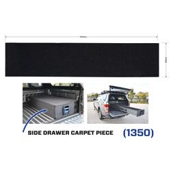 1350 Side Drawer Carpet Piece Replacement