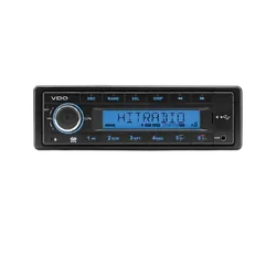 Vdo Vdo Media Player 12V Headunit Mp3/Aux/Tuner/Usb/Bluetooth Lcd Display *Not Cd Compatible