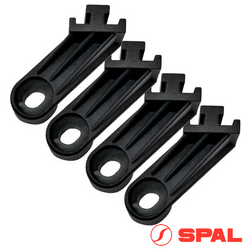 SPAL Fan Mounting Feet - 45° Left Raised Profile - Pack of 4
